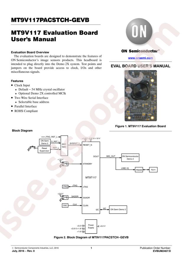 MT9V117PACSTCH-GEVB