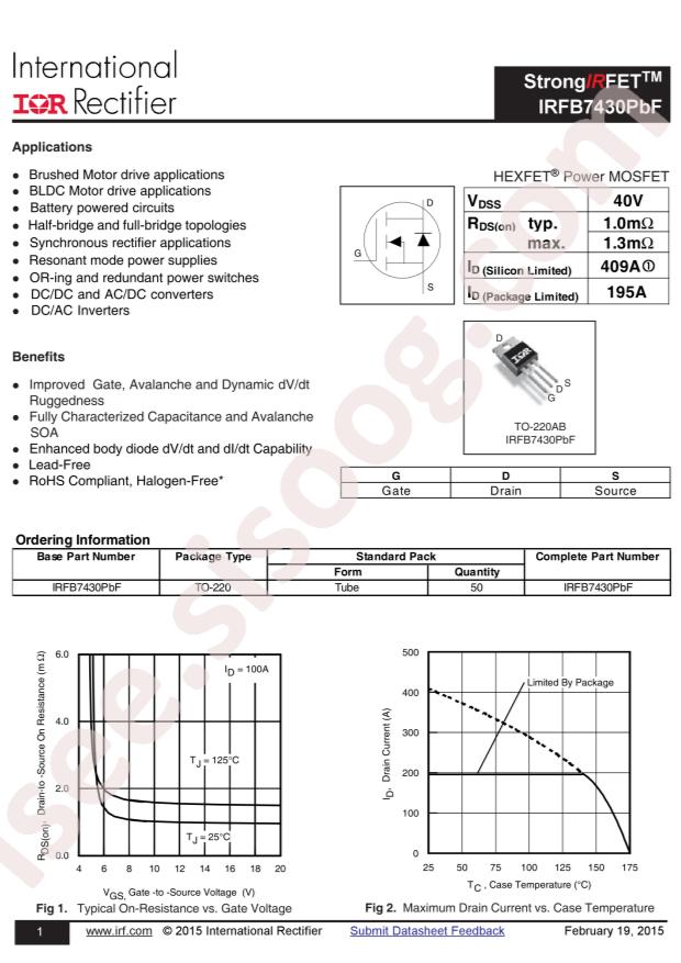 IRFB7430PBF