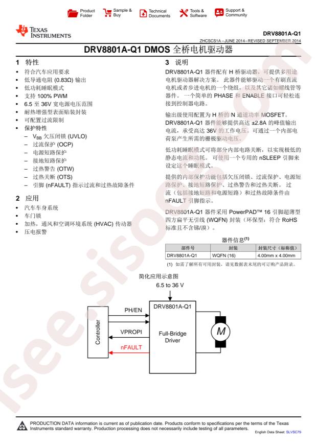 DRV8801AQRMJRQ1