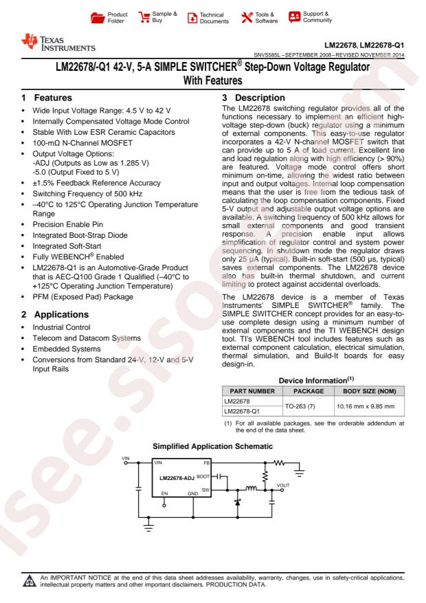 LM22678TJE-5.0/NOPB