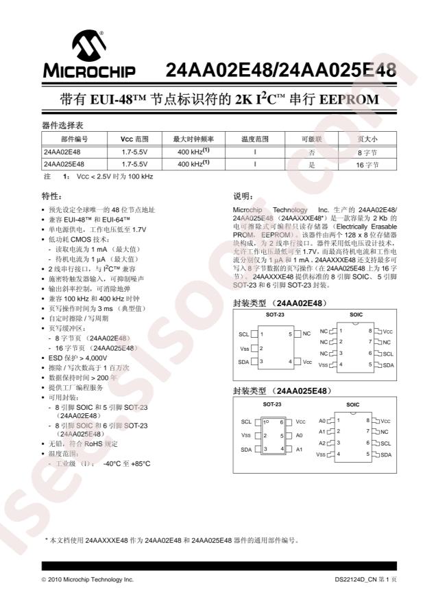 24AA02E48-I/SN