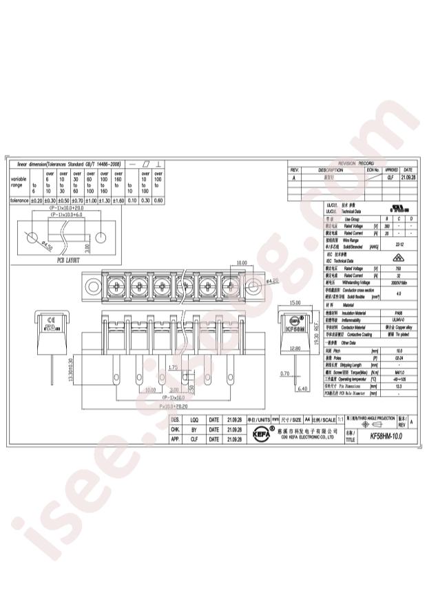 KF58HM-10.0-5P