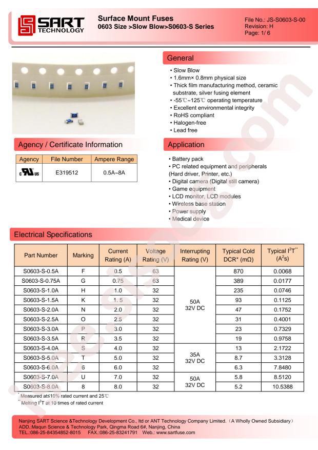 S0603-S-8.0A