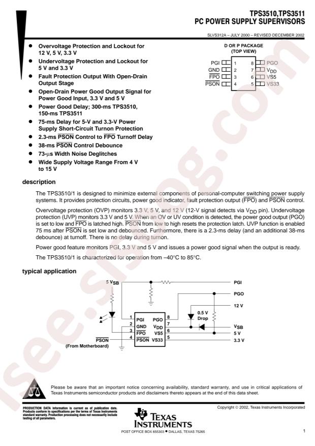 TPS3510D
