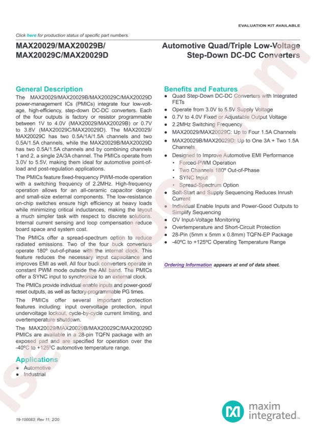 MAX20029BATIA/V+
