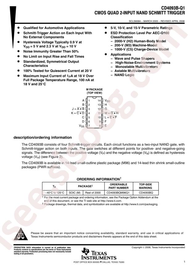 CD4093BQM96Q1