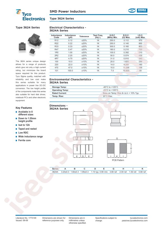 3624B100KT