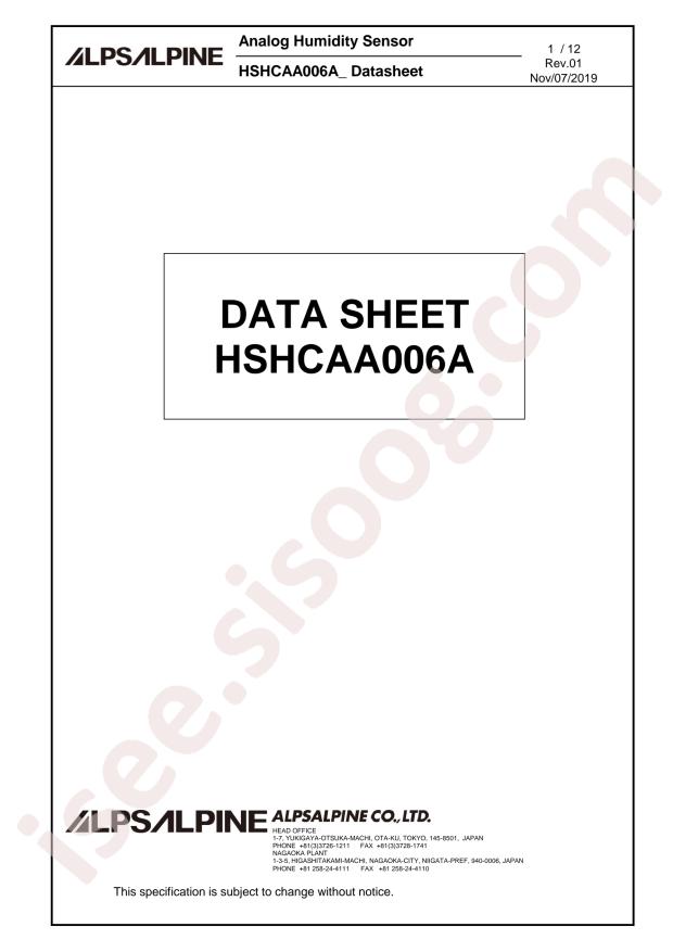 HSHCAA006A