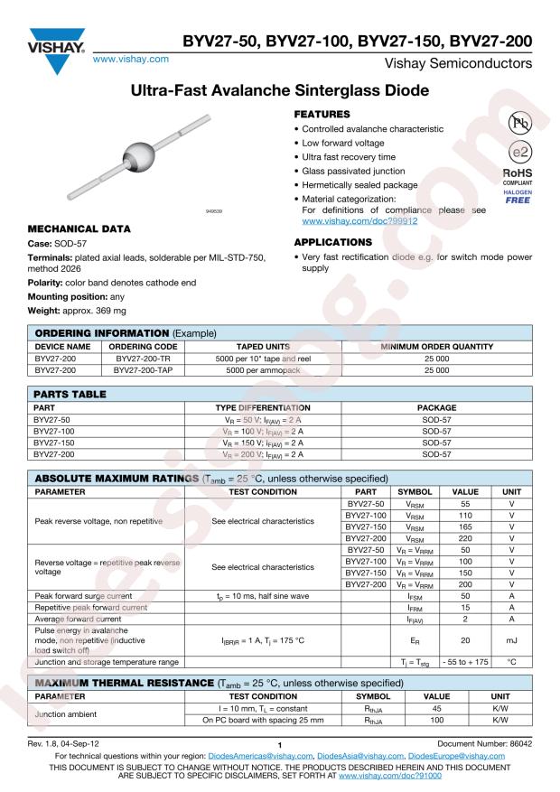 BYV27-200-TAP