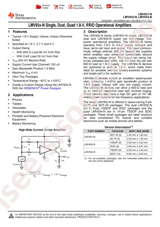 LMV934MA/NOPB