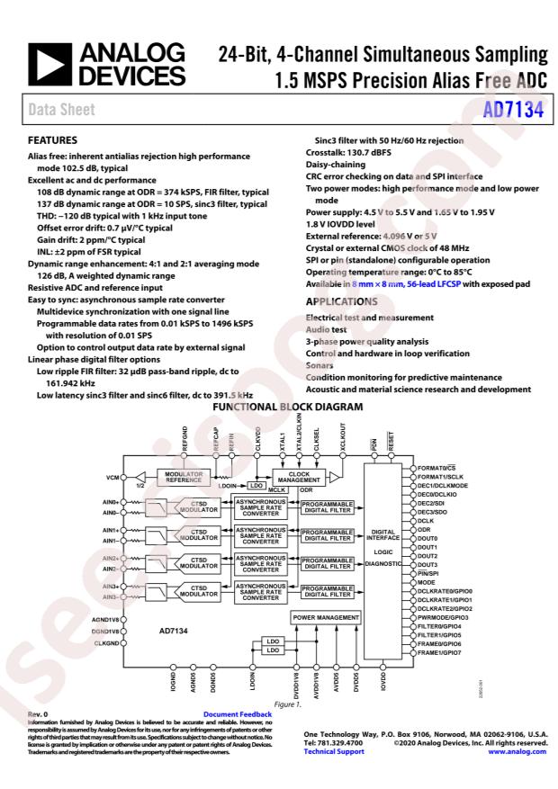 AD7134BCPZ-RL7