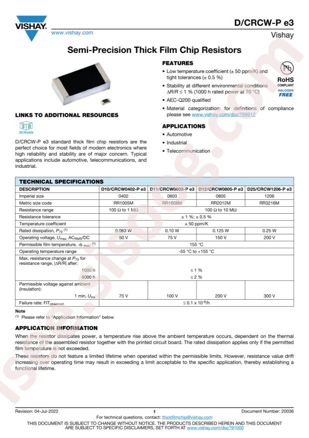 CRCW080510M0DHEAP