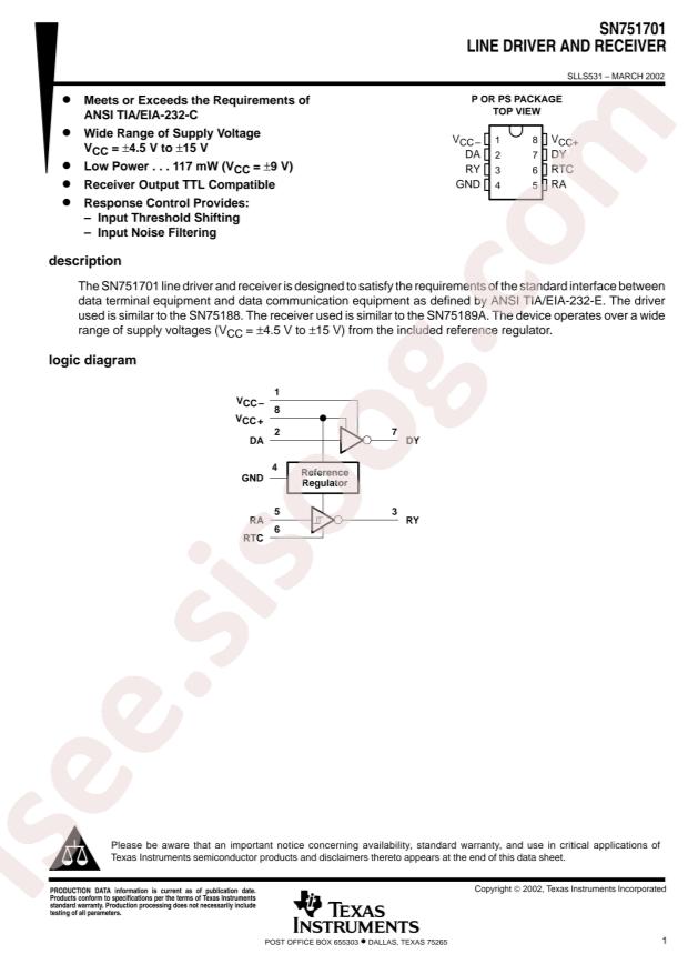 SN751701PSR