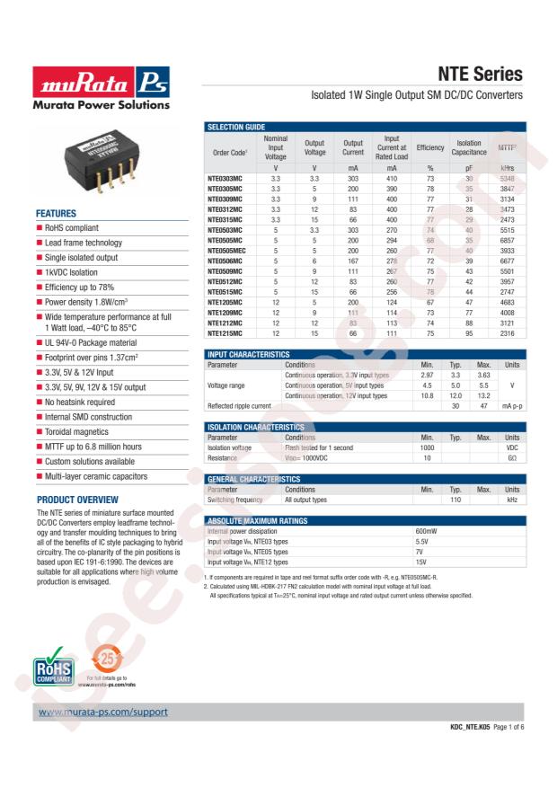 NTE1205MC-R