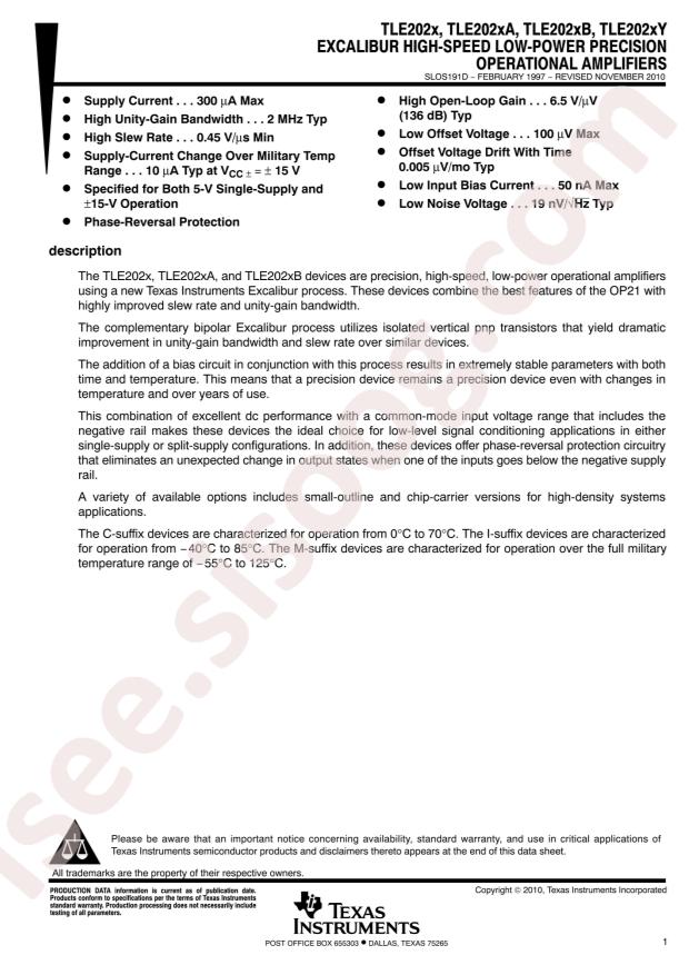TLE2022CD