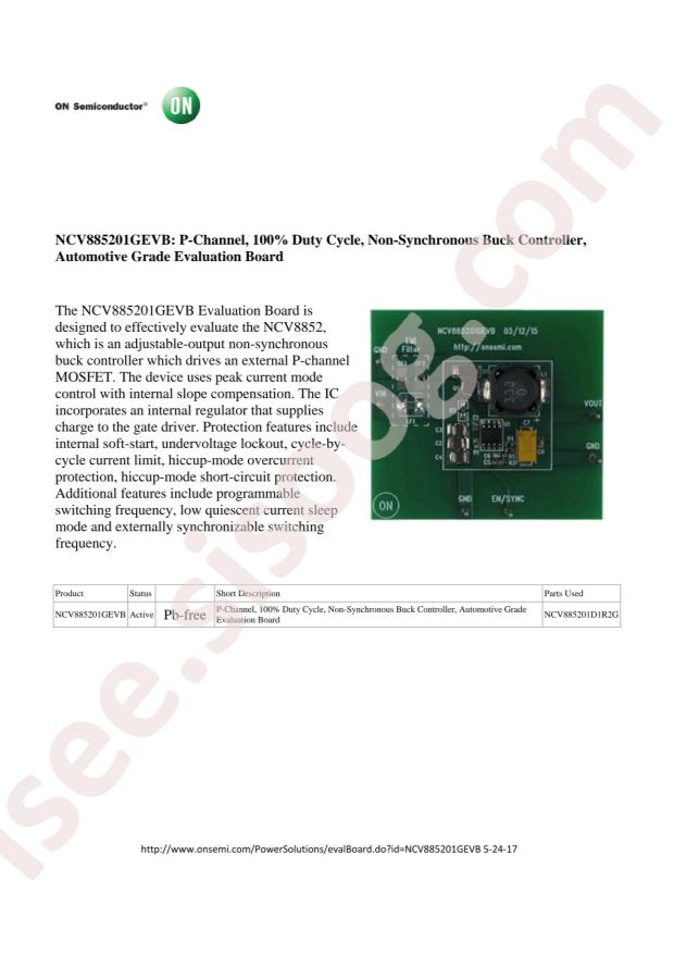 NCV885201GEVB
