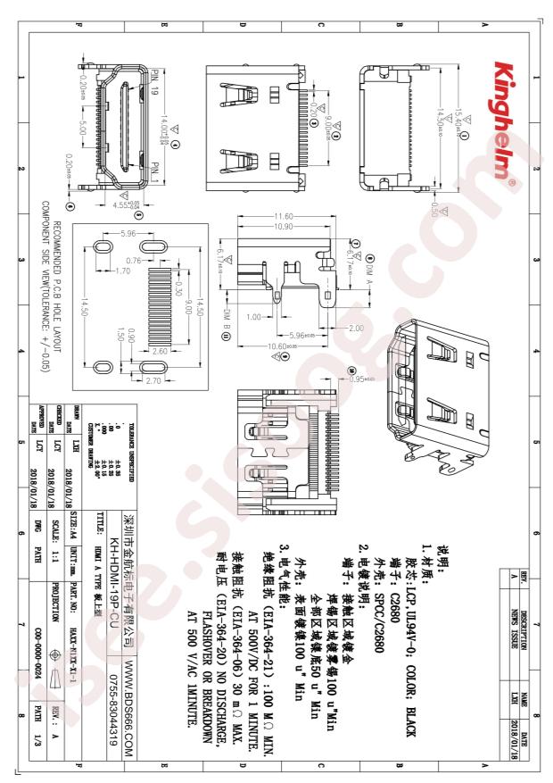 KH-HDMI-19P-Cu