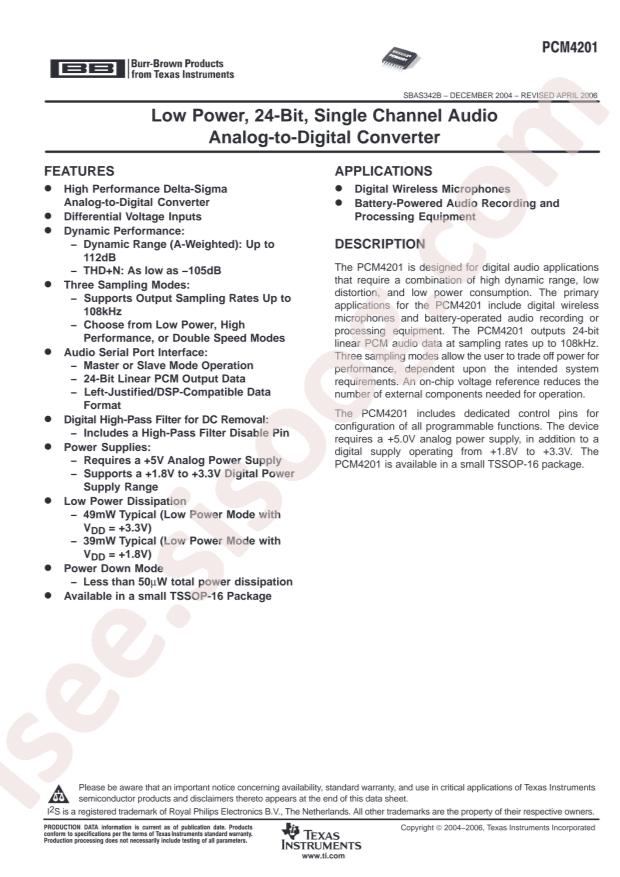 PCM4201PWR