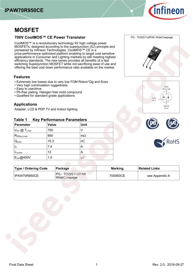 IPAW70R950CE