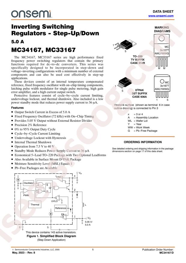 MC33167D2TR4G