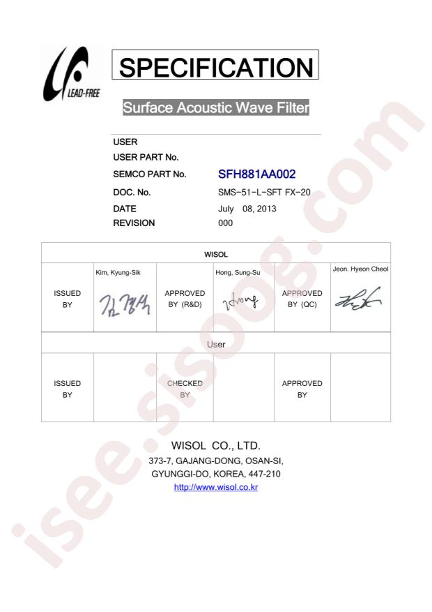 SFH881AA002