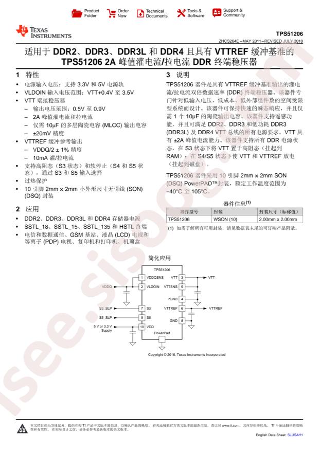 TPS51206DSQT
