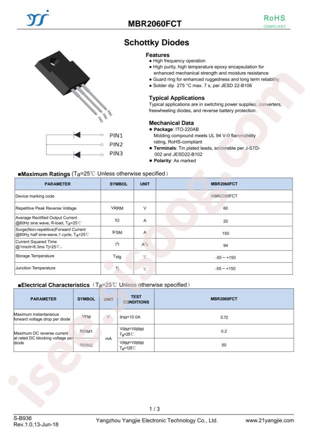 MBR2060FCT