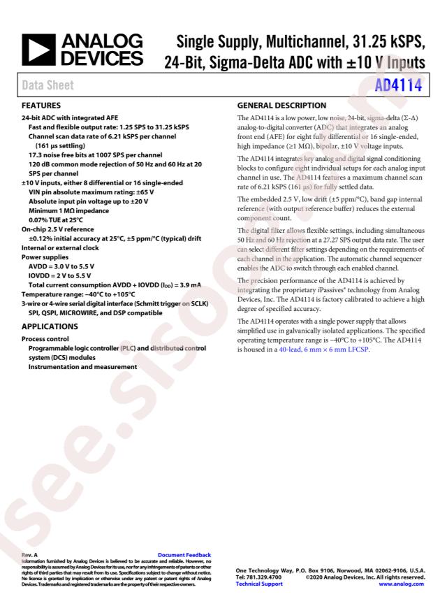 AD4114BCPZ