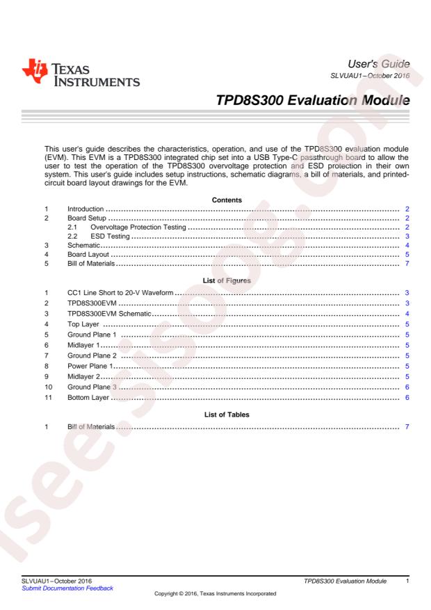 TPD8S300EVM