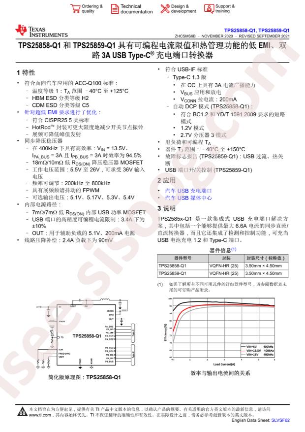 TPS25858QRPQRQ1