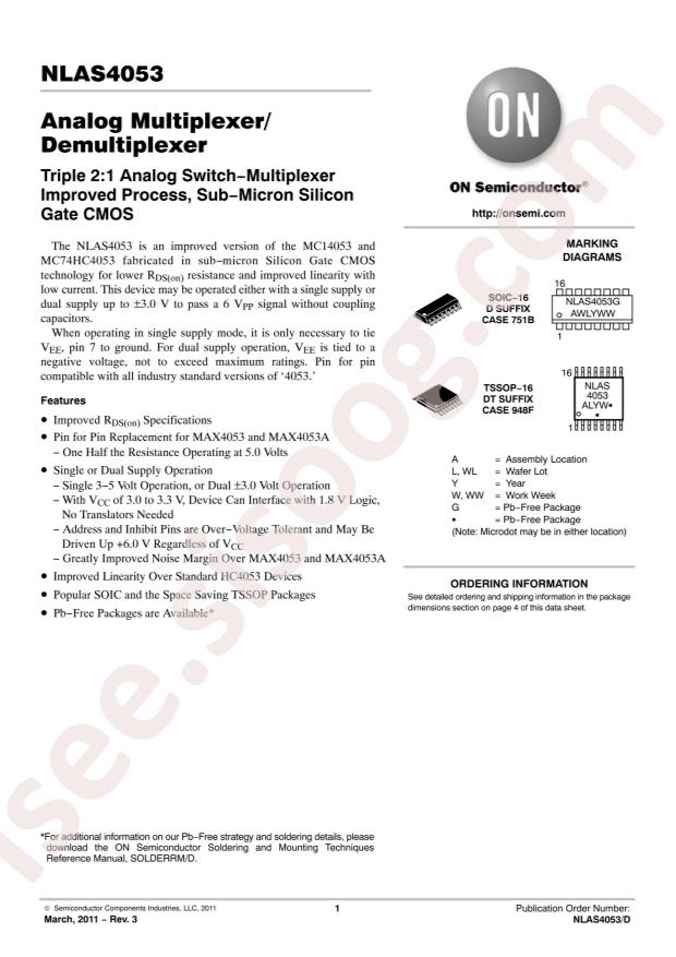 NLAS4053DR2G
