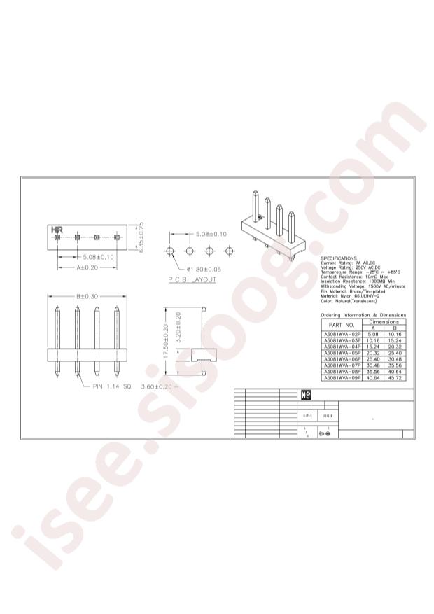 A5081WVA-05P