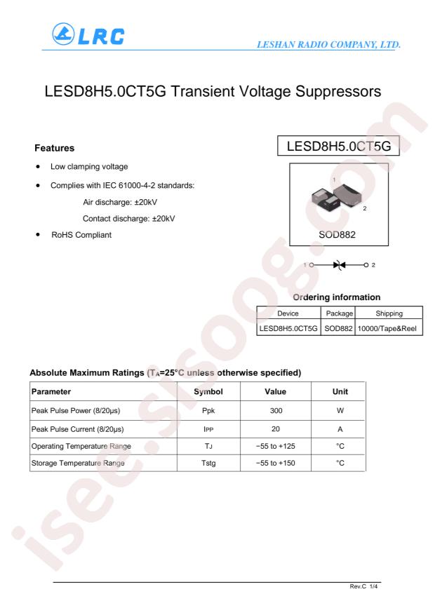 LESD8H5.0CT5G