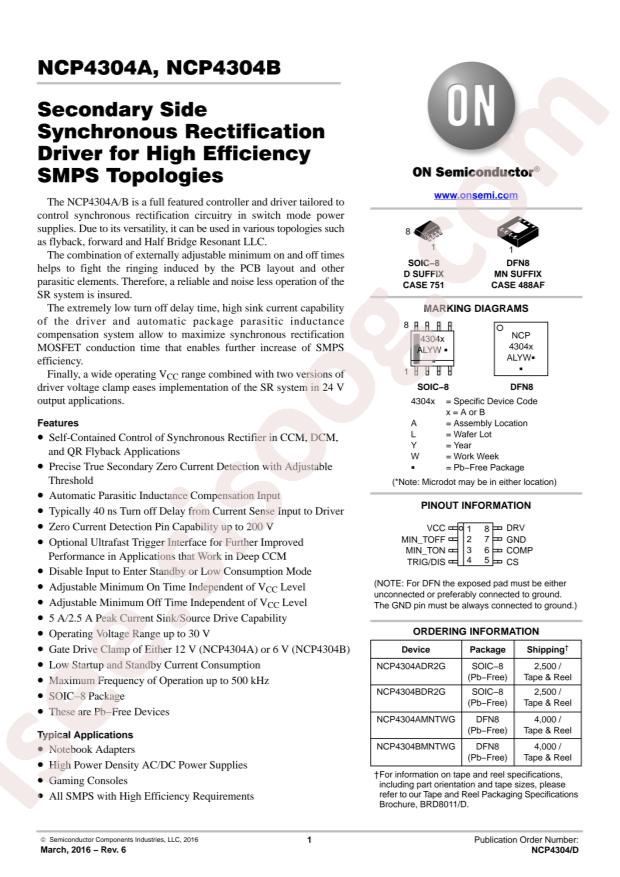 NCP4304ADR2G