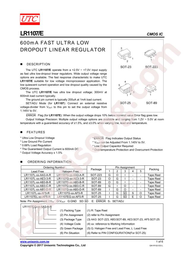 LR1107G-33-AB3-C-R