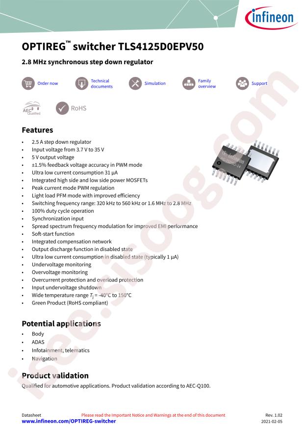 TLS4125D0EPV50XUMA1