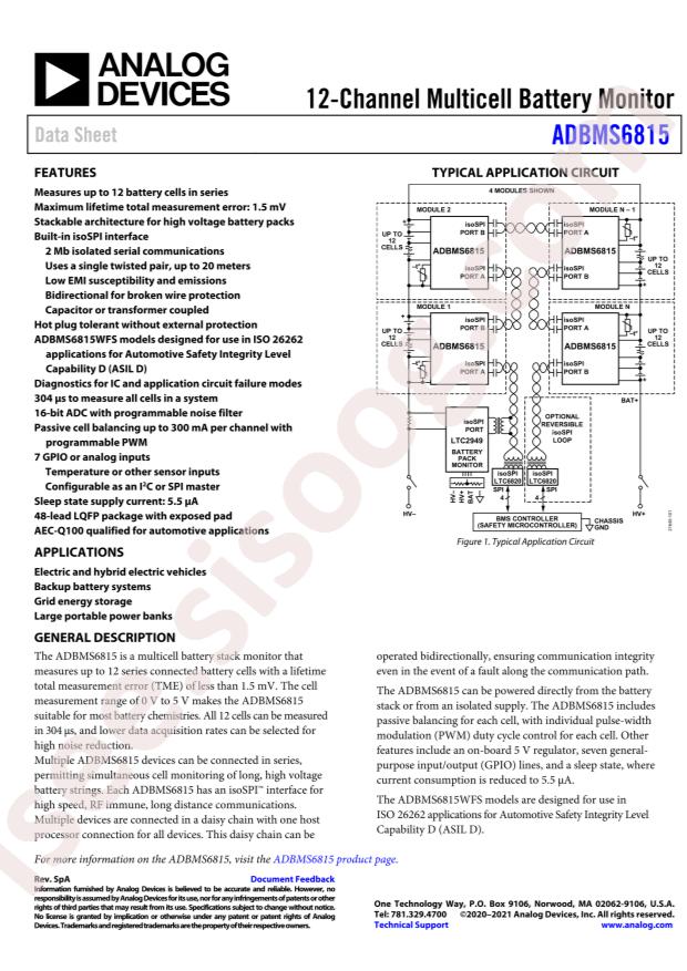 ADBMS6815WCSWZ