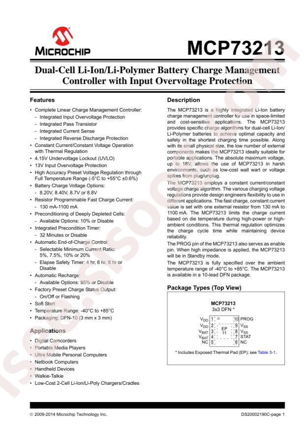 MCP73213-A6SI/MF