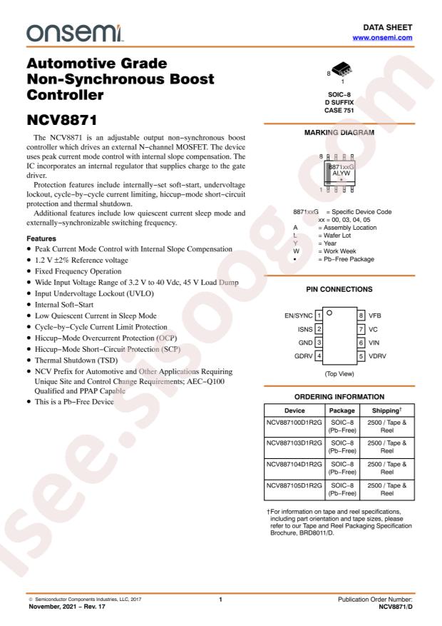 NCV887104D1R2G