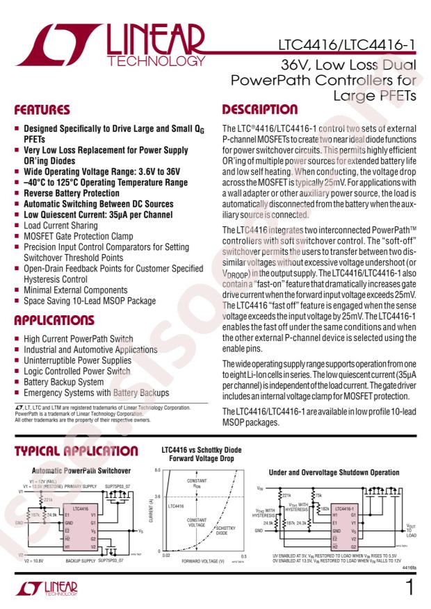 LTC4416IMS#PBF