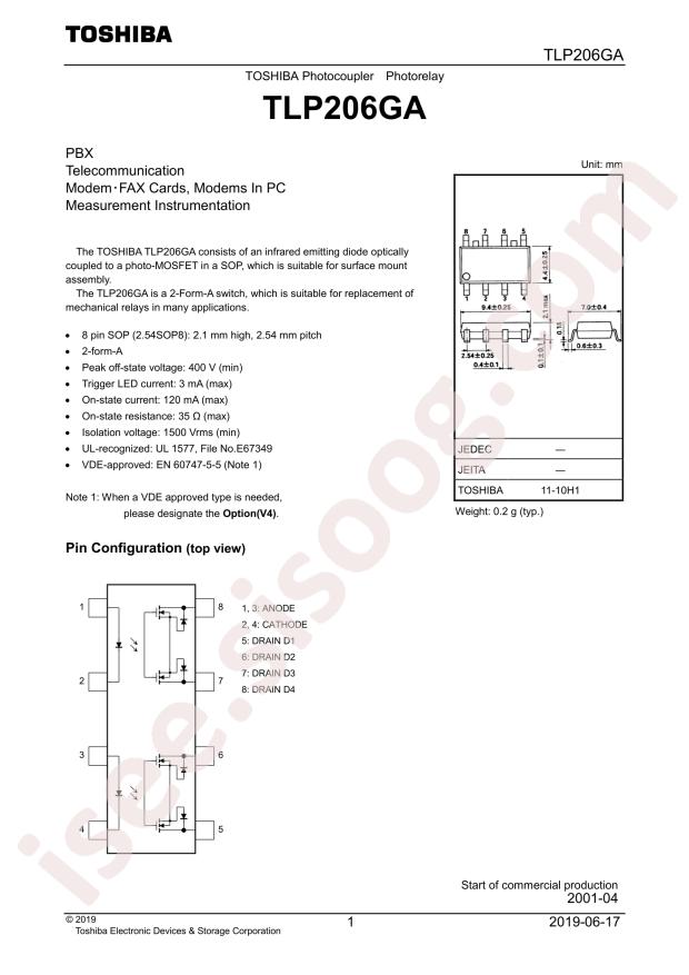 TLP206GA(F)