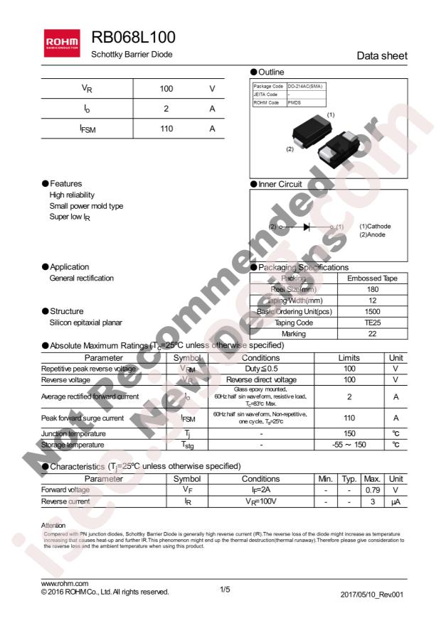 RB068L100TE25