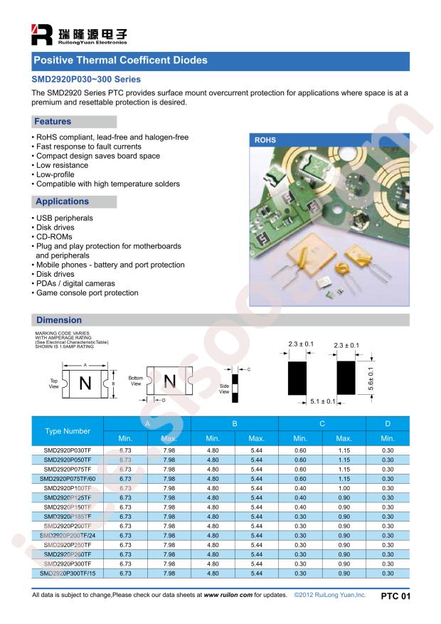 SMD2920P050TF