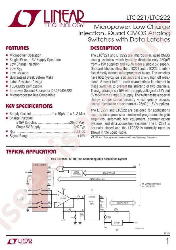 LTC222CS#PBF