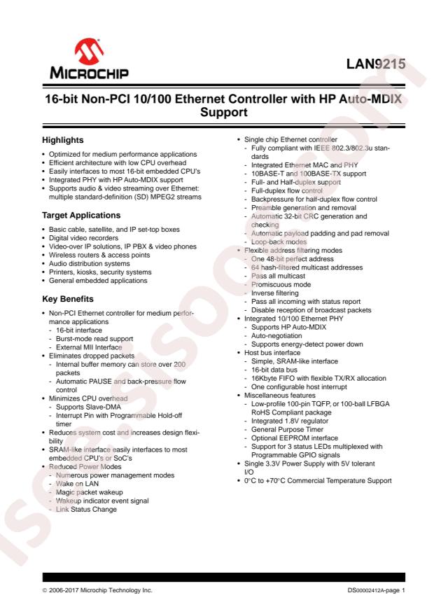 LAN9215I-MT