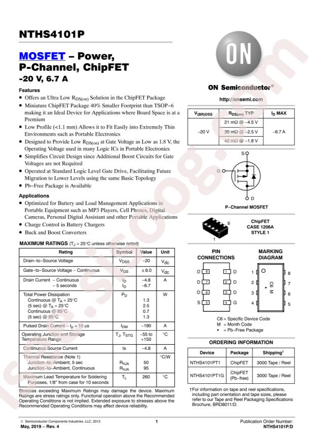 NTHS4101PT1G