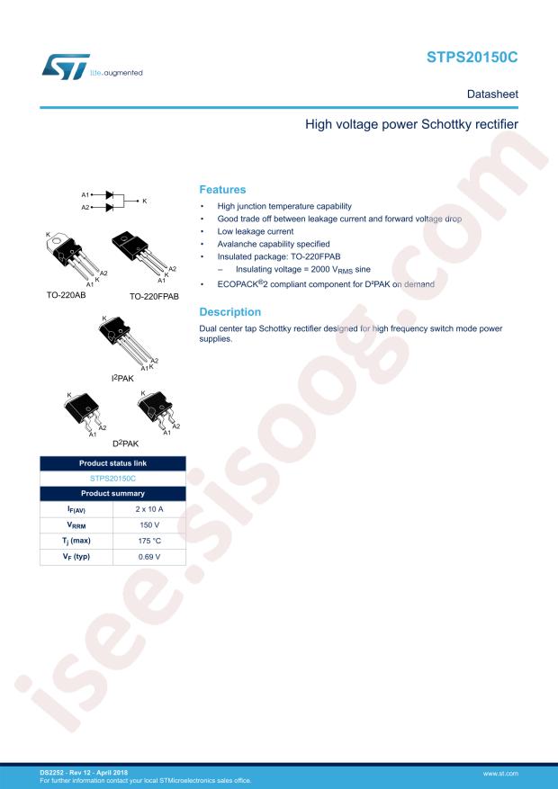 STPS20150CT