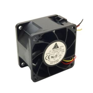 جت فن براشلس DC12V-0.7A سه سیمه FFB0612EHE سایز 6X6X3.8 مارک DELTA