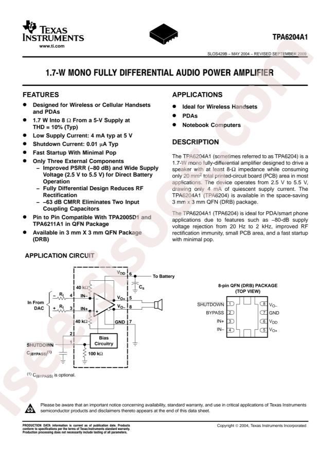 TPA6204A1DRBR