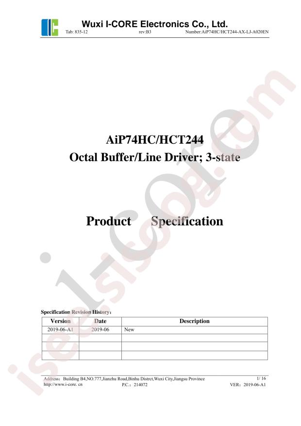 AIP74HCT244SA.TB